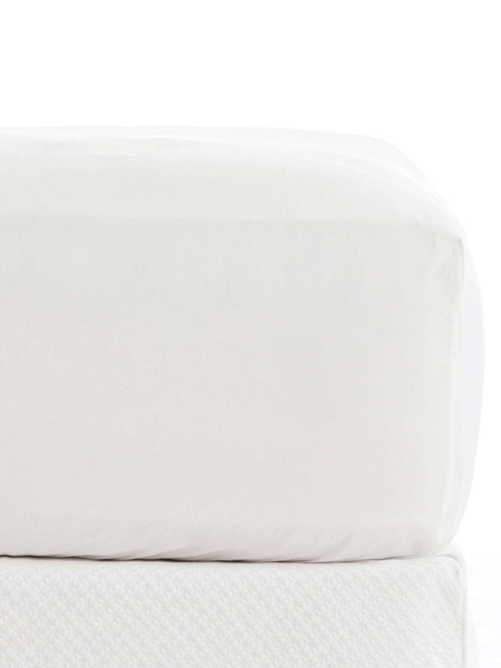 Pine Cone Hill Classic Solid White Cotton Fitted Sheet KING Quiet Luxury